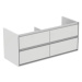 Ideal Standard Connect Air koupelnová skříňka pod umyvadlo 120x44x51,7 cm bílá lesk/světle šedá 