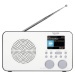 Internetové rádio TechniSat Viola 2 C IR / 2 W / DAB+/FM / bílá Varianta: ivi1