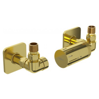 MEXEN/S G05 termostatická souprava pro radiátor + krycí rozeta S, zlatá W903-958-909-50