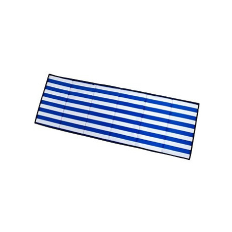 Malatec 10065 Skládací rohož na kempování, pláž 191 × 67 × 1 cm modrobílá