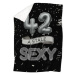 IMPAR Beránková deka Stále sexy – Černá - 42 let