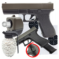 Pistole Glock P80 Asg Na Kuličky Metal Polymer Wer Armáda+Granát