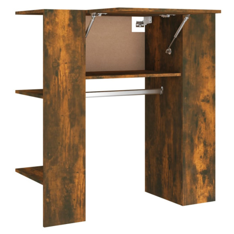 vidaXL Skříň do předsíně kouřový dub 97,5x37x99 cm kompozitní dřevo
