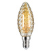 Paulmann LED žárovka svíčka E14 2,6W 2 500K zlatá kroucená