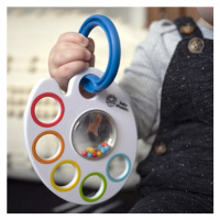 BABY EINSTEIN Kousátko s hrkálkou s C kroužky Shake, Rattle&Soothe™ 0m+