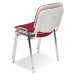 Nowy Styl Iso bianco chrome konferenční židle