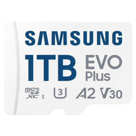 Samsung micro SDXC 1TB EVO Plus + SD adaptér Bílá