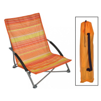 Skládací plážové křeslo oranžová Dekorhome,Skládací plážové křeslo oranžová Dekorhome