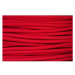 Textilní kabel H03VV-F 2x0,75 2m červená 9 (CYSY 2Dx0,75)