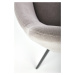 HALMAR Designová židle Leny světle šedá