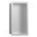 Hansgrohe 56094800 - Výklenek do stěny s designovým rámem, 30x15x10 cm, kartáčovaná nerez