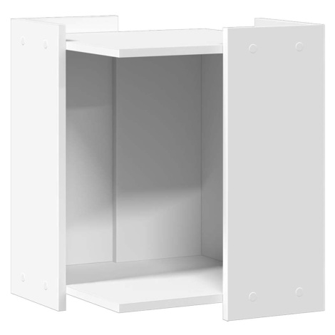 vidaXL Skříňka na kočičí záchod bílá 42 x 42 x 51 cm kompozitní dřevo