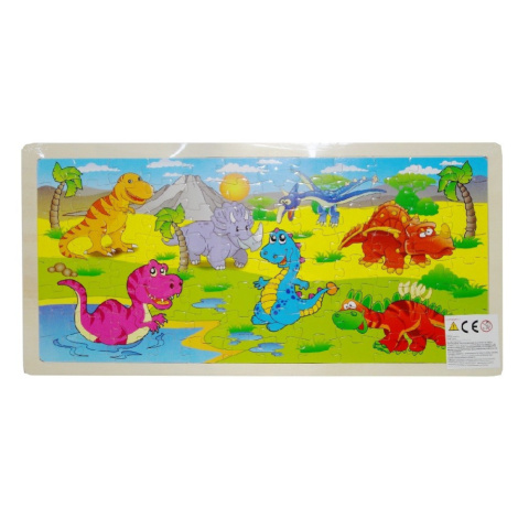 Dřevěné puzzle Dinosauři Toys Group