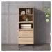 vidaXL Skříň highboard dub sonoma 40 x 36 x 110 cm kompozitní dřevo