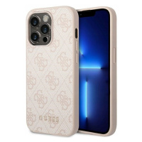 Guess Pouzdro Case Kryt Obal Pouzdro S Logem Pro Iphone 14 Promax Růžové