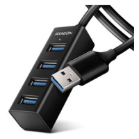 AXAGON HUE-M1AL SuperSpeed USB-A > 4-port MINI Hub, metal, 1.2 m cable