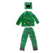 FunCo Dětský kostým Minecraft Creeper Pixely 128-134 L