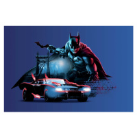 Umělecký tisk The Batman in Gotham City, 40 × 26.7 cm