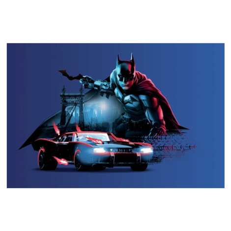Umělecký tisk The Batman in Gotham City, (40 x 26.7 cm)
