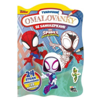 Spidey - Tvarované omalovánky se samolepkami