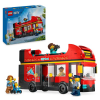 LEGO® City 60407 Červený dvoupodlažní vyhlídkový autobus