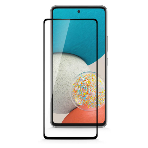 3x 3D tvrzené sklo s rámečkem pro Samsung Galaxy M53 5G - černé - 2+1 zdarma