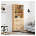 vidaXL Skříň highboard dub sonoma 69,5 x 34 x 180 cm kompozitní dřevo