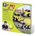 FIMO sada kids Form &amp; Play - Stavební auta