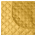 Přehoz na postel QUIDO mustard/hořčicová 220x240 cm Mybesthome