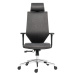 Kancelářská židle na kolečkách Antares EDGE – s područkami a opěrkou, látka