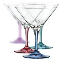 Bohemia Crystal Sada sklenic na martini 4 ks 290 ml SPECTRUM