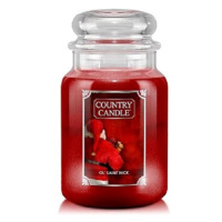 Country Candle Svíčka ve skleněné dóze, Svatý Mikuláš, 680 g