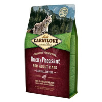 Carnilove Duck & Pheasant for Adult Cats – Hairball Control 2 kg