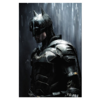 Plakát, Obraz - The Batman 2022 Grey, (80 x 120 cm)
