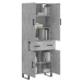 vidaXL Skříň highboard betonově šedá 69,5x34x180 cm kompozitní dřevo