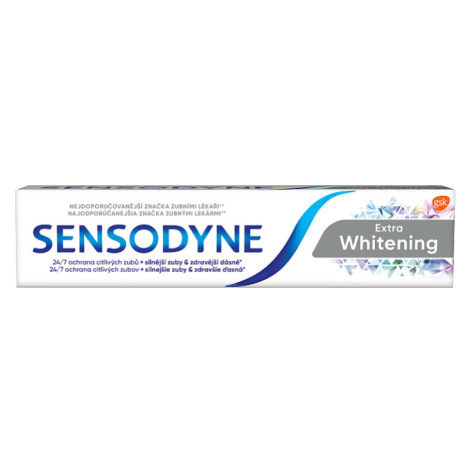 Sensodyne Extra Whitening zubní pasta s fluoridem pro citlivé zuby 75ml