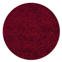 Ayyildiz koberce Kusový koberec Life Shaggy 1500 red kruh - 160x160 (průměr) kruh cm