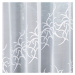 Dekorační oblouková krátká záclona na žabky BAKARO 160 bílá 420x160 cm MyBestHome