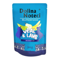 Dolina Noteci SUPERFOOD 300g telecí a jehněčí maso pro psy 80% masa