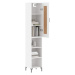 vidaXL Skříň highboard bílá 34,5 x 34 x 180 cm kompozitní dřevo