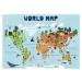 Mapa World map for kids, Jota de jai, (40 x 30 cm)