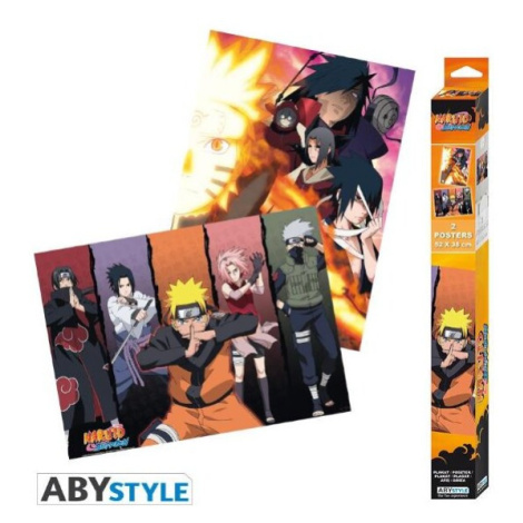 Set 2 plakátů Naruto Shippuden - Groups (52x38 cm) Abysse
