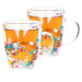 4Home Termo sklenice Floral Hot&Cool 300 ml, 2 ks