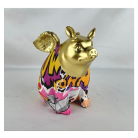 KARE Design Soška Graffiti Flying Pig 16cm