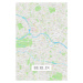 Mapa Berlin color, (26.7 x 40 cm)