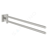 Grohe 40976DC0 - Dvojitý držák ručníků, délka 44 cm, supersteel