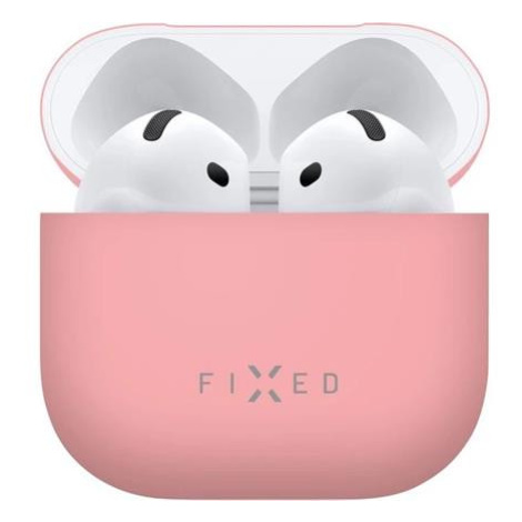 FIXED Silky silikonové pouzdro pro Apple AirPods 4 růžové