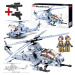 Stavebnice Vrtulník Viper AH-1Z Útočný vrtulník 2ks Figurky+lego Zbraň