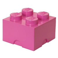 LEGO Úložný box 4 250 x 250 x 180 mm - růžový