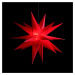 STERNTALER 18cípá XL plastová hvězda venkovní - červená